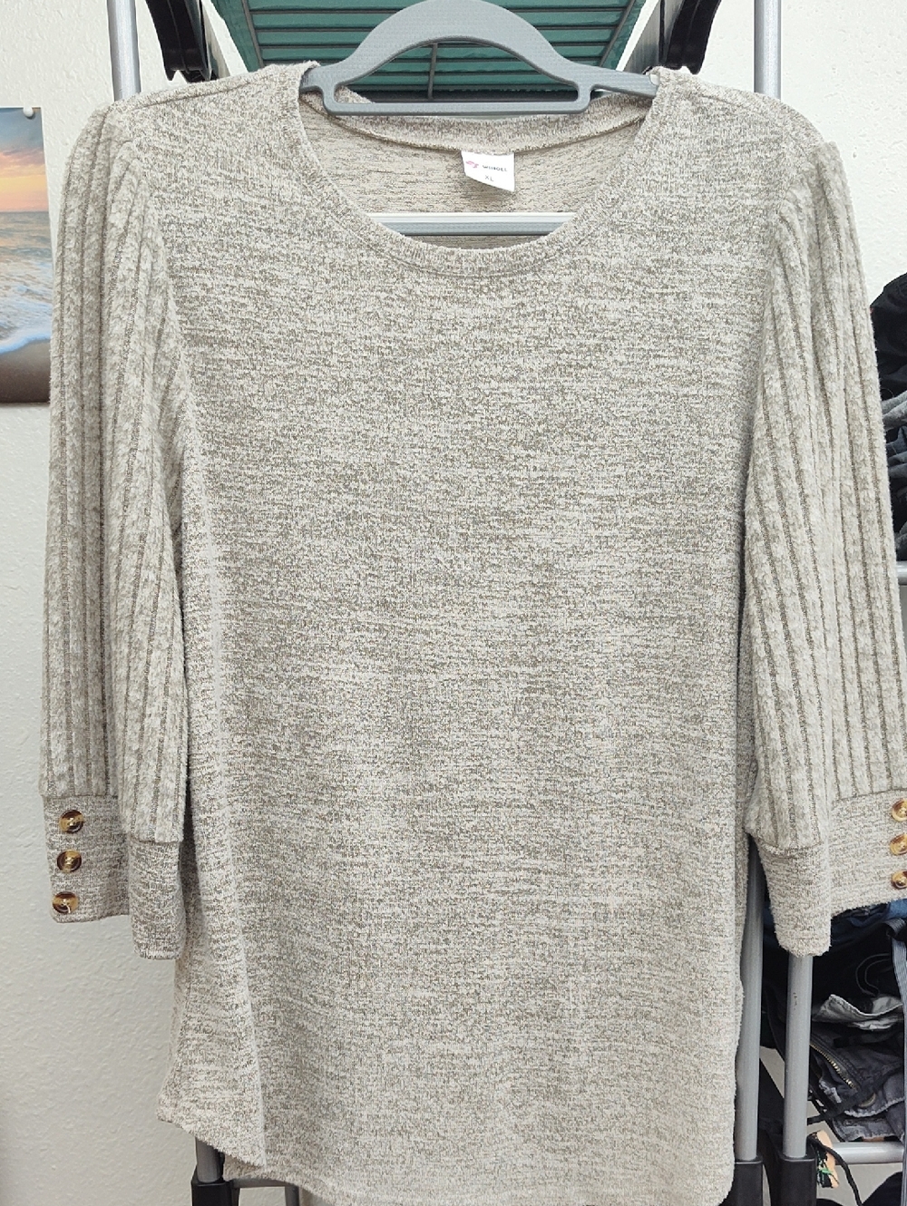 Cozy Crewneck Sweater - Oatmeal